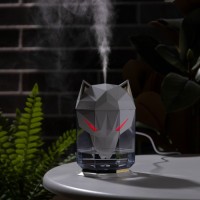 Увлажнитель воздуха Luazon HM-12 «Волк», ультразвуковой, 650 мл, 2 Вт, погружной, USB, белый