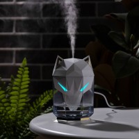 Увлажнитель воздуха Luazon HM-12 «Волк», ультразвуковой, 650 мл, 2 Вт, погружной, USB, белый