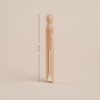 Набор прищепок SL Home, 20 шт., бамбук, 11×1.4 см