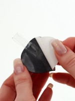 Пяткоудерживатели с петелькой, 5.8×4.4 см, чёрные