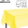 Скатерть одноразовая на стол 137×183 см, жёлтая Скатерть одноразовая на стол 137×183 см, жёлтая