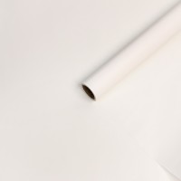 Пленка для цветов и букетов, матовая, белый, 0.57×10 м ±1 см