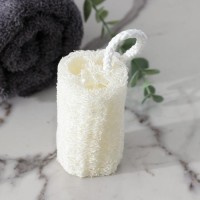 Люффа - мочалка для тела натуральная Доляна, 8×6×6 см, бежевая