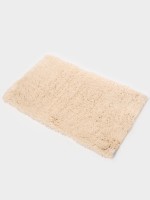 Коврик для дома Доляна, 80×50 см, ворс 4 см, серо-бежевый