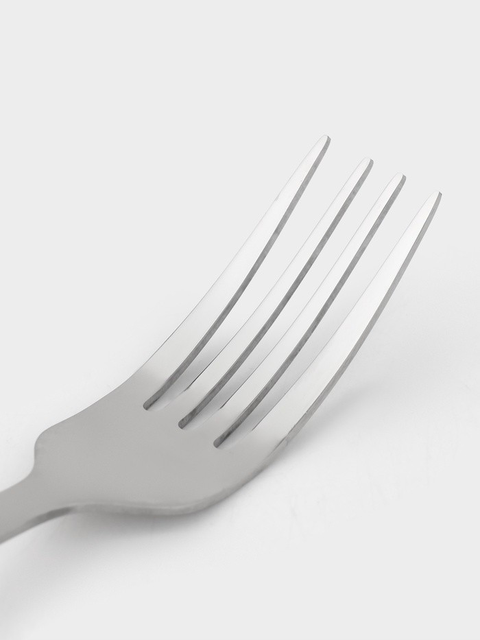 Вилка столовая Доляна «София», длина 18.8 см, толщина 2 мм, нержавеющая сталь