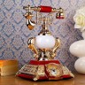 Часы-светильник "Ретро телефон", с будильником, 28.5 х 18 х 18 см
