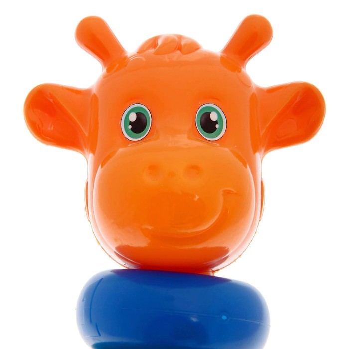 Пирамидка детская «Жирафик», 5 колец