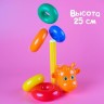Пирамидка детская «Жирафик», 5 колец