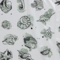 Штора для ванной комнаты «Посейдон», 180×180 см, полиэтилен, цвет чёрный