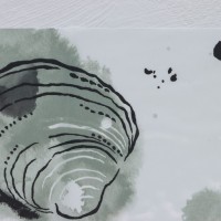 Штора для ванной комнаты «Посейдон», 180×180 см, полиэтилен, цвет чёрный