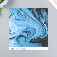 Бумага для скрапбукинга двусторонняя "Разводы краски" плотность 180 гр 30,5х32 см