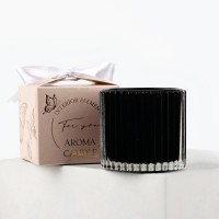 Свеча ароматическая в стекле, аромасвеча, аромат ваниль, 6,5 х 7,2 см.