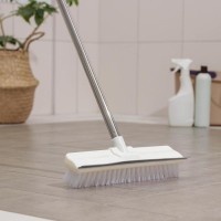 Щётка для подметания пола с водосгоном Доляна, черенок из нержавеющей стали, 28×6.5×117 см