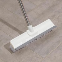 Щётка для подметания пола с водосгоном Доляна, черенок из нержавеющей стали, 28×6.5×117 см