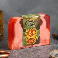 Мыло косметическое «Добропаровъ», 23 февраля, шоколад, масло какао, 80 г