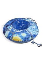 Тюбинг-ватрушка Winter Star «Звёздная ночь», диаметр чехла 120 см