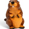 Садовая фигура из полистоуна «Бобер», 43×38×24 см