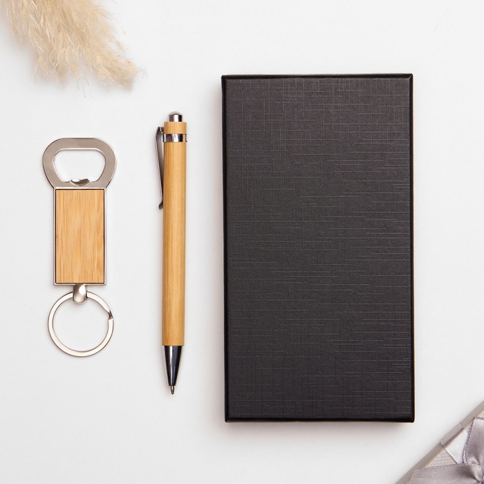 Набор подарочный 2 в 1 (ручка, брелок с открывалкой)