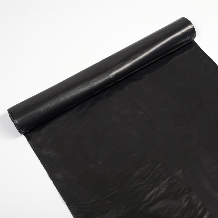 Мешки для мусора в рулоне "UpakLand" 180 л,черные, ПВД, толщина 35 мкм, 10 шт