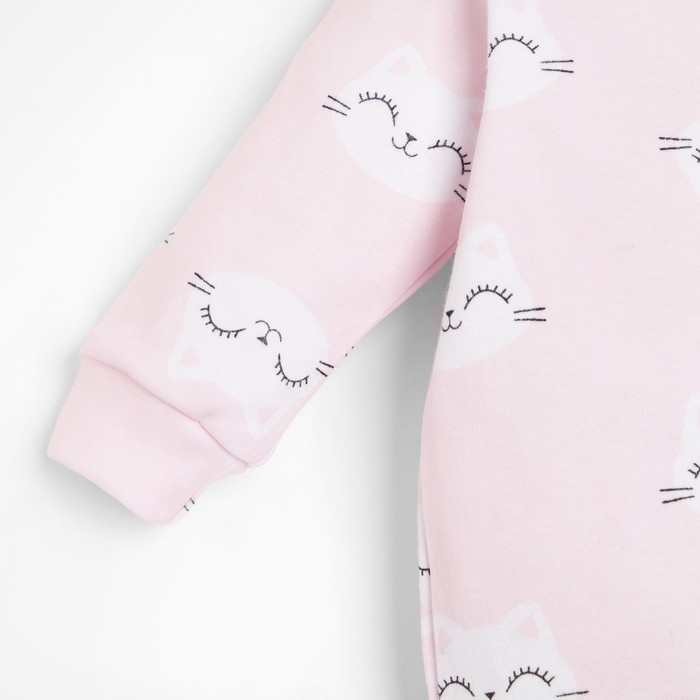 Комбинезон Крошка Я «Киса», рост 86-92 см, цвет розовый