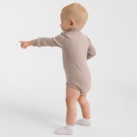 Боди - водолазка детская MINAKU, рост 62-68 см, коричневое