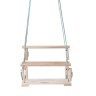 Качели подвесные, деревянные, сиденье 30×40см