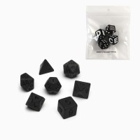Кости игральные, дайсы для D&amp;D (Dungeons and Dragons, ДнД), серия: D&amp;D, "Время игры", 7 шт