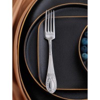 Вилка десертная «Беркли», h=17 см, толщина 2,5 мм, цвет серебряный