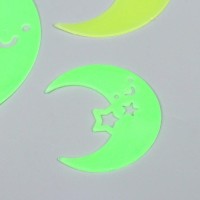 Наклейка фосфорная пластик "Месяцы" набор 9 шт МИКС 17х12 см