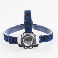 Фонарь налобный «Мастер К», 5×7 см, от батареек 3×ААА