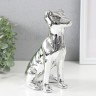 Копилка керамика "Пёсик серебристый" 11,5х9,5х20,5 см Копилка керамика "Пёсик серебристый" 11,5х9,5х20,5 см