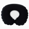 Подушка для путешествий «Черный», форма овал