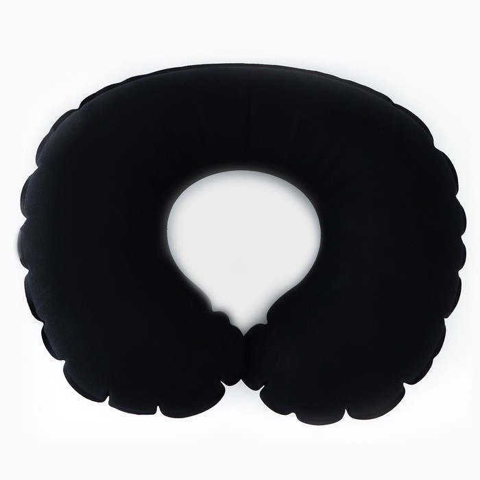 Подушка для путешествий «Черный», форма овал