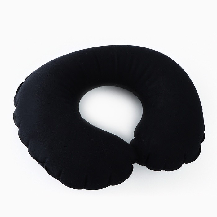 Подушка для путешествий «Черный», форма овал