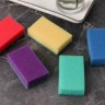 Губка для посуды с чистящим слоем Доляна «Эконом», 7.5×4.5×2.5 см, 5 шт., мини