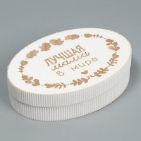 Коробка подарочная"Лучшая мама" 21,5х15х5 см