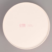 Коробка для макарун, кондитерская упаковка тубус с окном With love 20 х 20 х 5 см