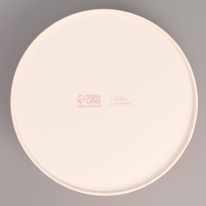 Коробка для макарун, кондитерская упаковка тубус с окном With love 20 х 20 х 5 см Коробка для макарун, кондитерская упаковка тубус с окном With love 20 х 20 х 5 см