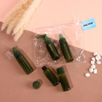 Набор для хранения, в чехле, 6 предметов, с разметкой, зелёный