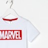 Футболка MARVEL, рост 134-140, белый