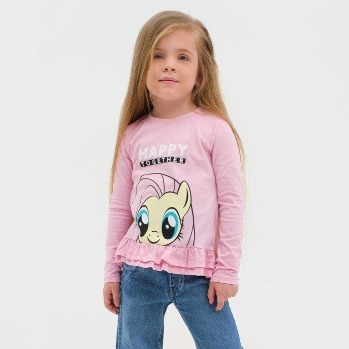 Футболка с длинным рукавом "Happy together", My Little Pony, рост 98-104