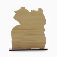 Фигурка аниме «Близнецы», 11,4 х 14 см, дерево