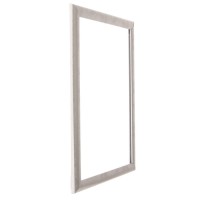 Рама для картин (зеркал) 40×50×2.7 см, пластиковая, Calligrata 6472, серебристая