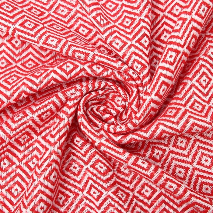 Плед Этель East 100*180см , цв. красный, 80%хлопок, 20% п/э Плед Этель East 100*180см , цв. красный, 80%хлопок, 20% п/э