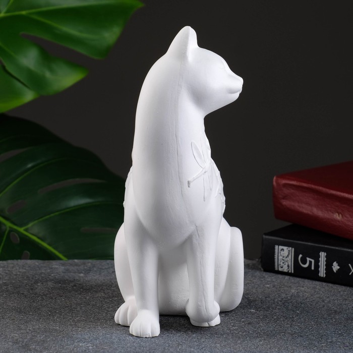 Фигура "Кошка с узором" 19х14х8см