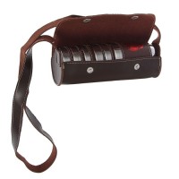 Стопки в чехле «Герб»: нержавеющая сталь, набор 6 шт. × 100 мл