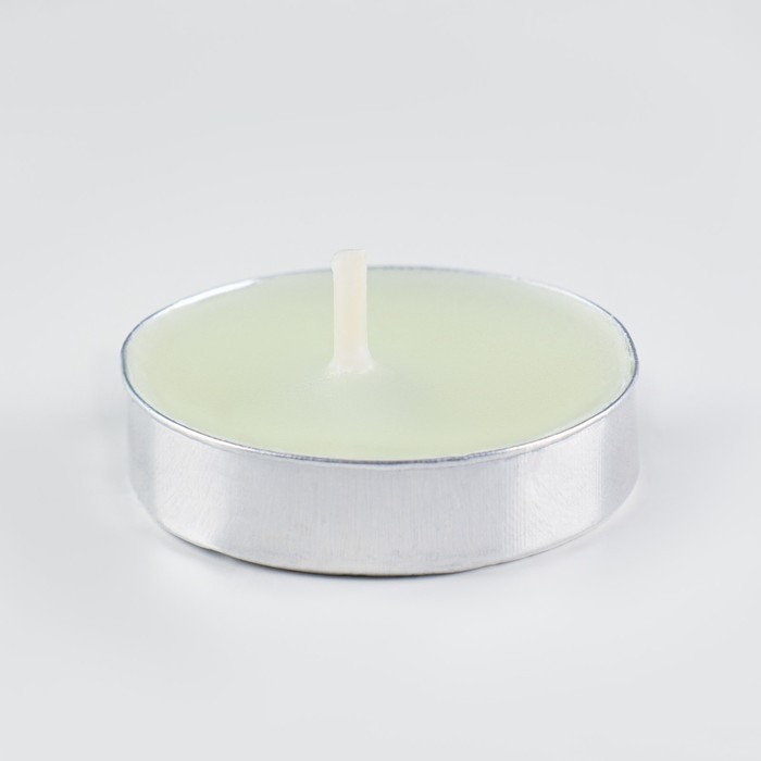 Набор чайных свечей, 10 шт, 6г, белые