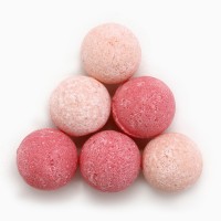 Бомбочки для ванны «Сияй», аромат клубничное шампанское, 6×20 г, Чистое счастье