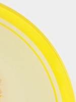 Тарелка Доляна «Пасха. Милые цыплята», d=20 см, стекло, жёлтая