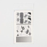 Наклейки для ногтей «Змеи»